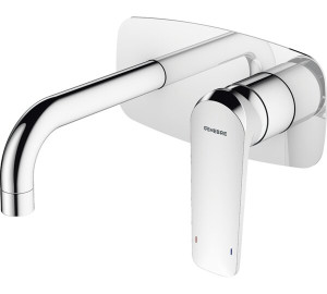 Monocomandament de lavabo encastat canella 16 cm Kode